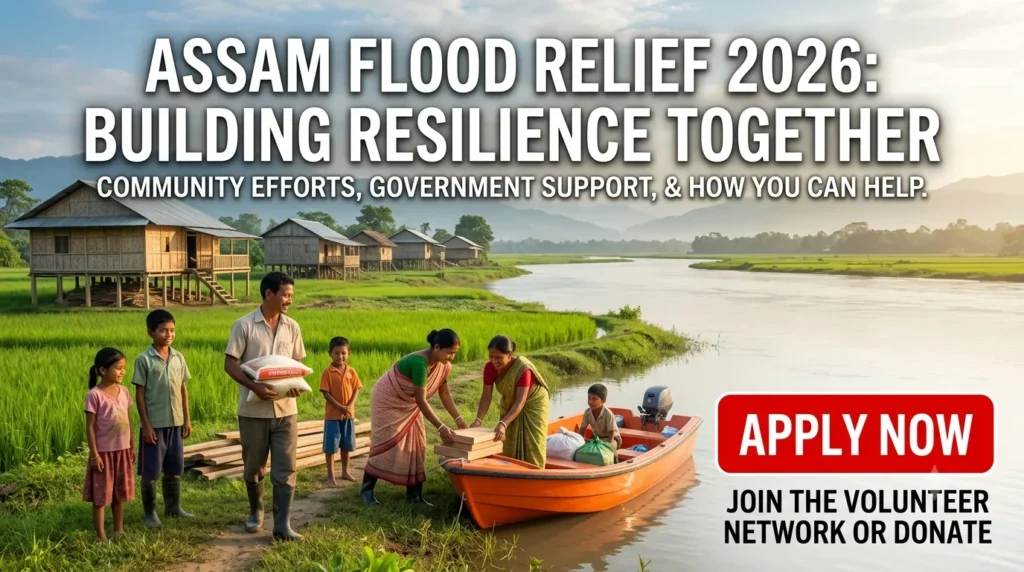 Flood Relief- Government Interventions and Community Relief Efforts During the 2026 Assam Floods