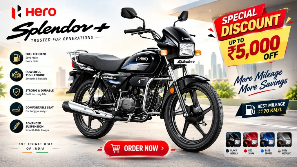 Best Budget Bikes with Good Mileage in India 2026 – Specifications, Features and Mileage
